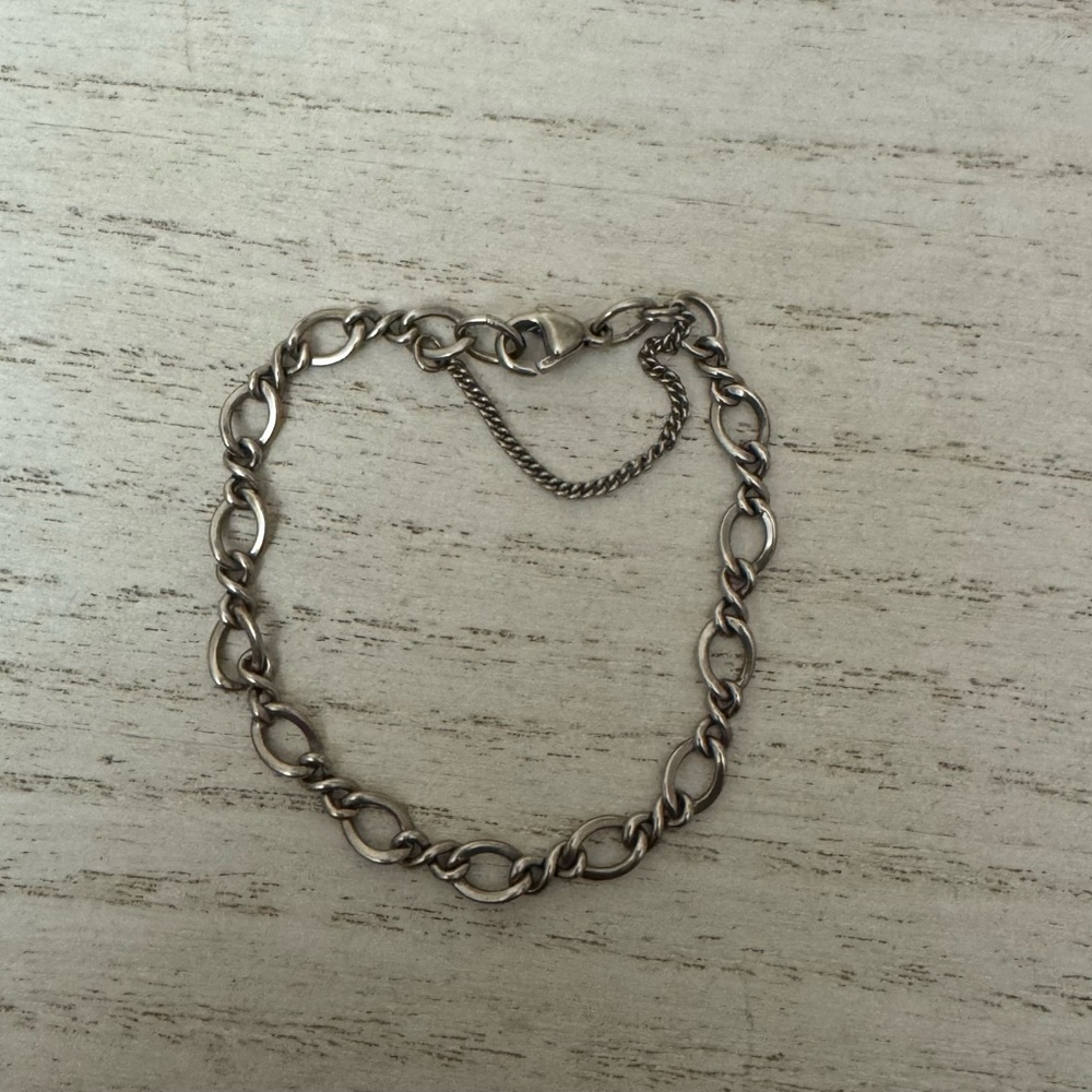 James Avery Sterling Silver Small Twist Charm Bracelet.